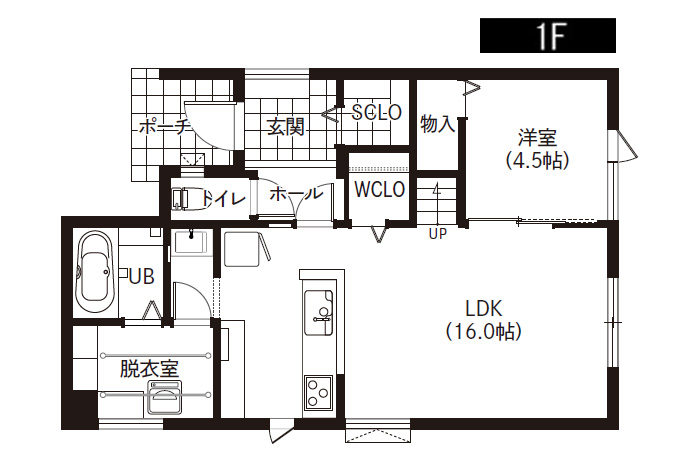 末広6-7Aモテ゛ル間取テ゛ータ1F