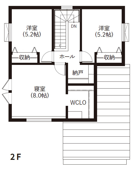 豊岡12-8M-平面図2F