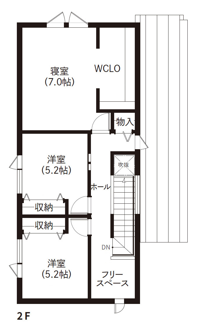 東光11-4ルーチェⅡBモテ゛ル間取テ゛ータ2F